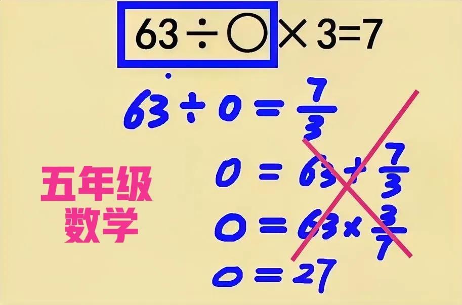 “全班都做错，家长也犯难！”这是海口家长发来的一道五年级解方程，孩子所在班级全都