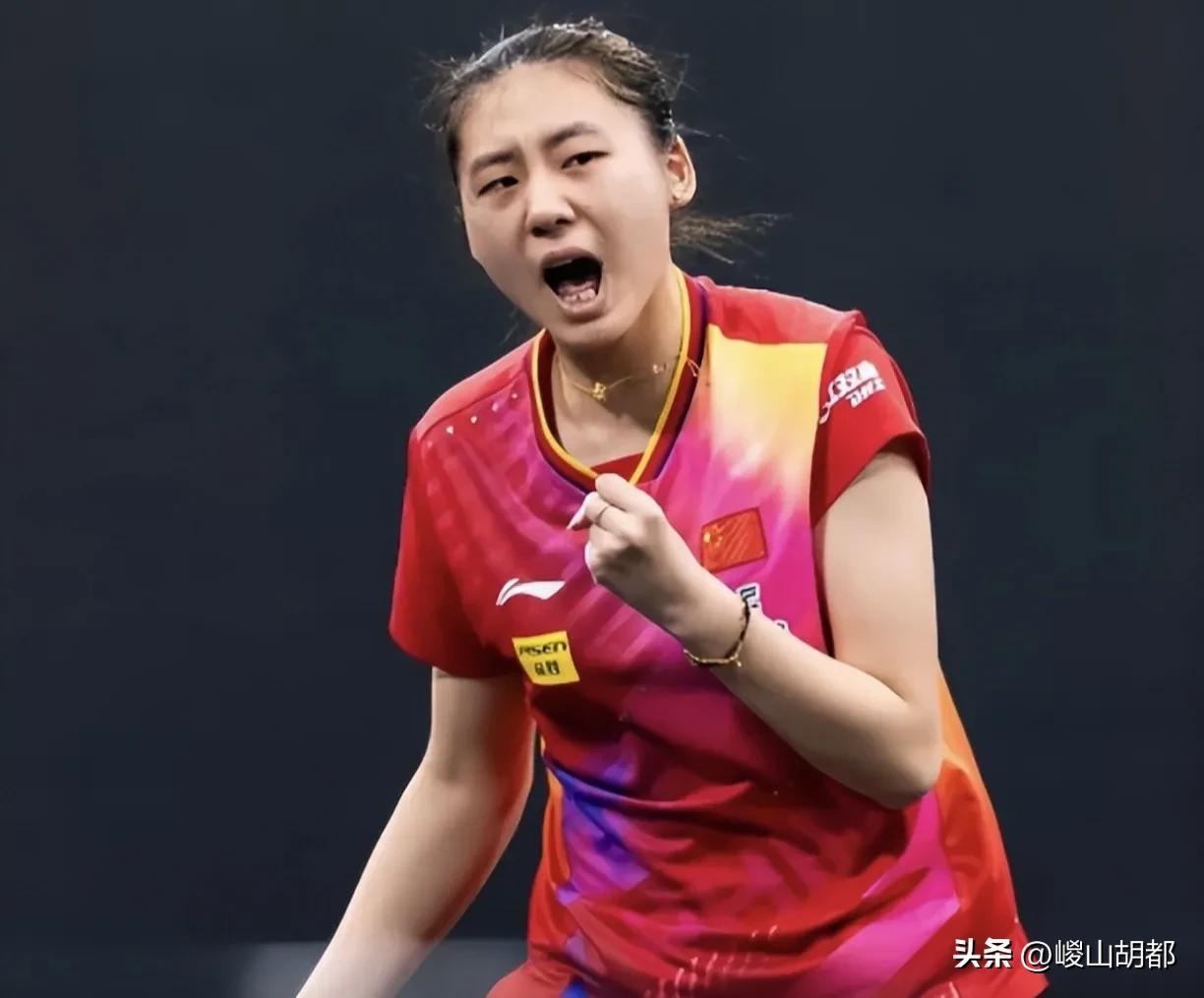 陈熠晋级8强[赞]WTT萨格勒布常规赛1/8决赛正在进行中，国乒女单独苗＿陈熠3