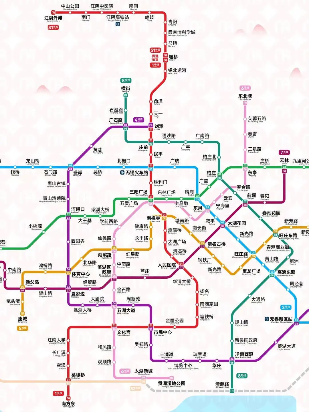 无锡地铁远景规划图✅【2035年】