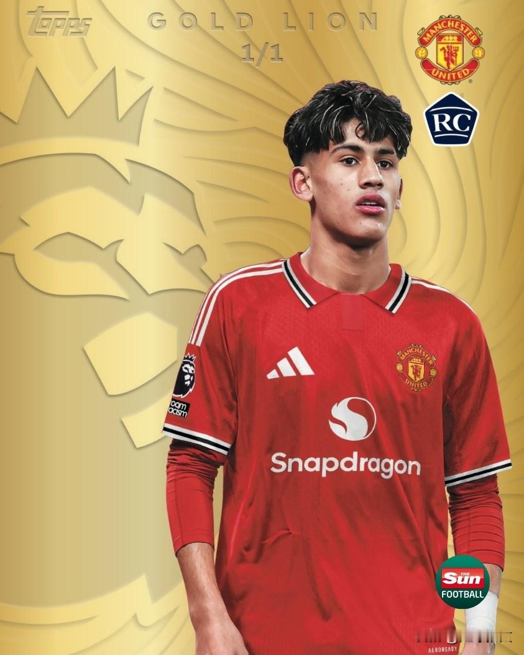 Topps旗舰2026-27赛季英超系列在新赛季前推出了一套令人瞩目的新秀阵容，