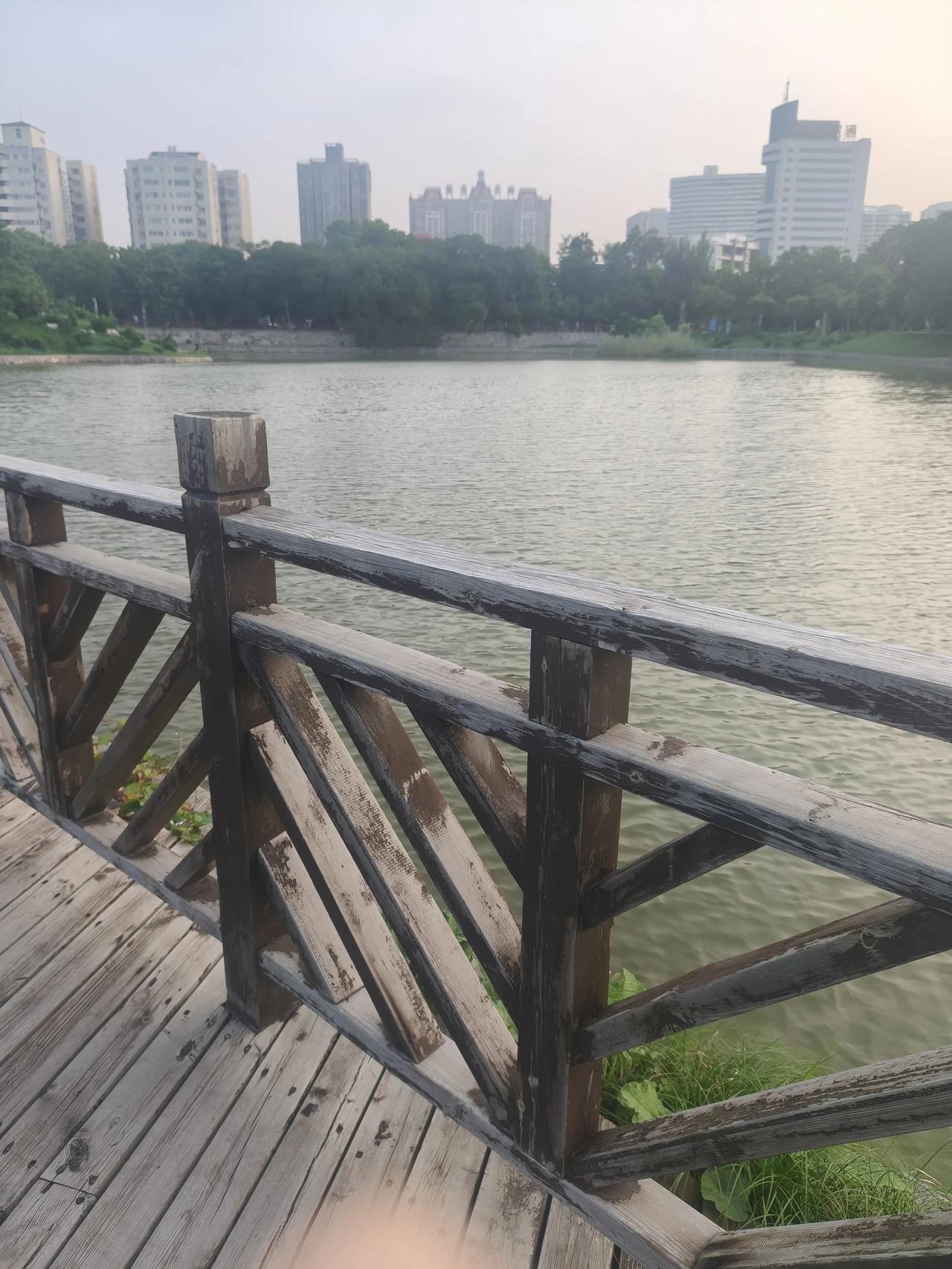 晨练到公园，常常看到这些围栏，大脑就会不由自主地想到南唐后主李煜的绝命词[流泪]