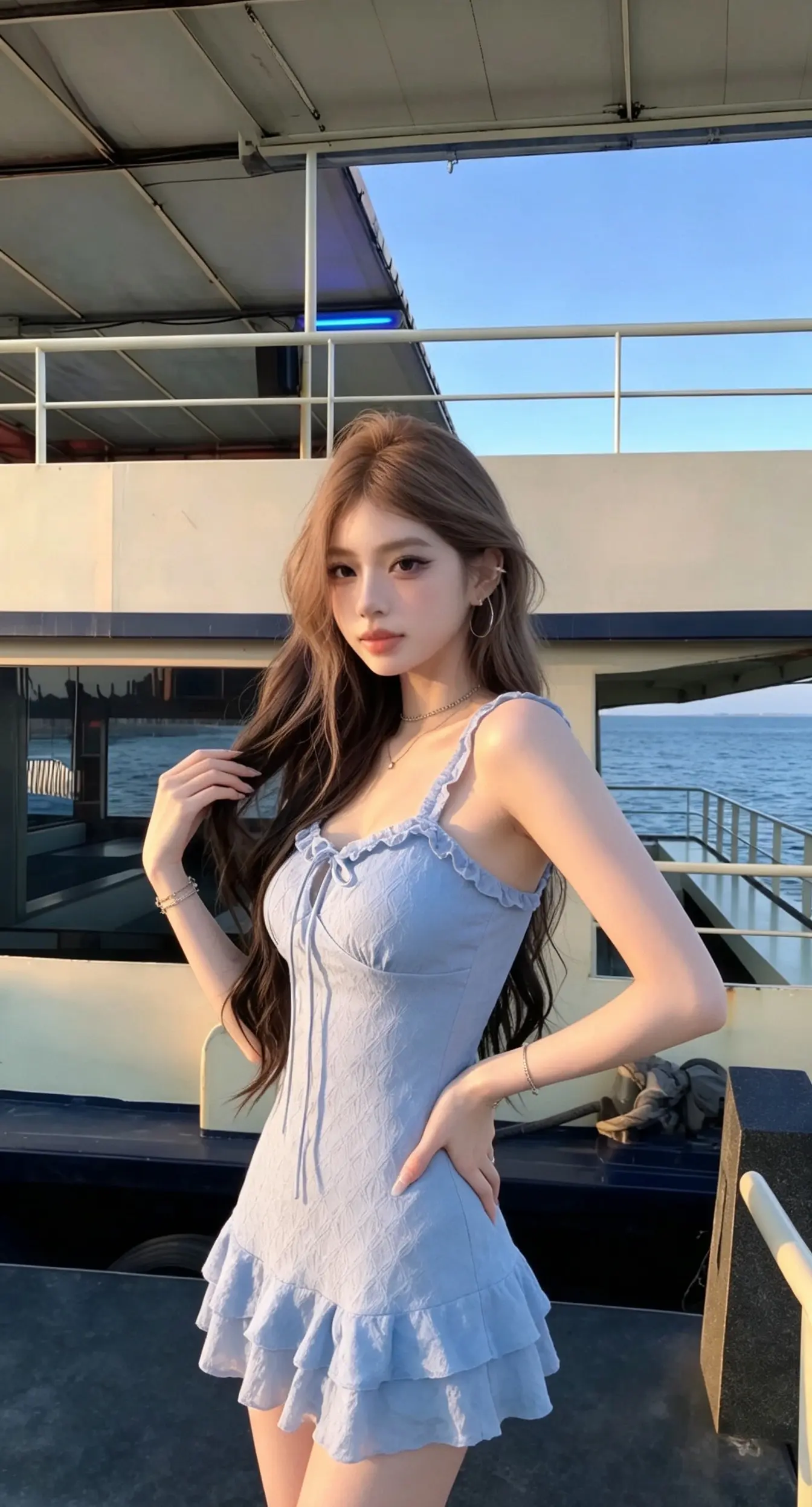 蓝色海洋🌊。