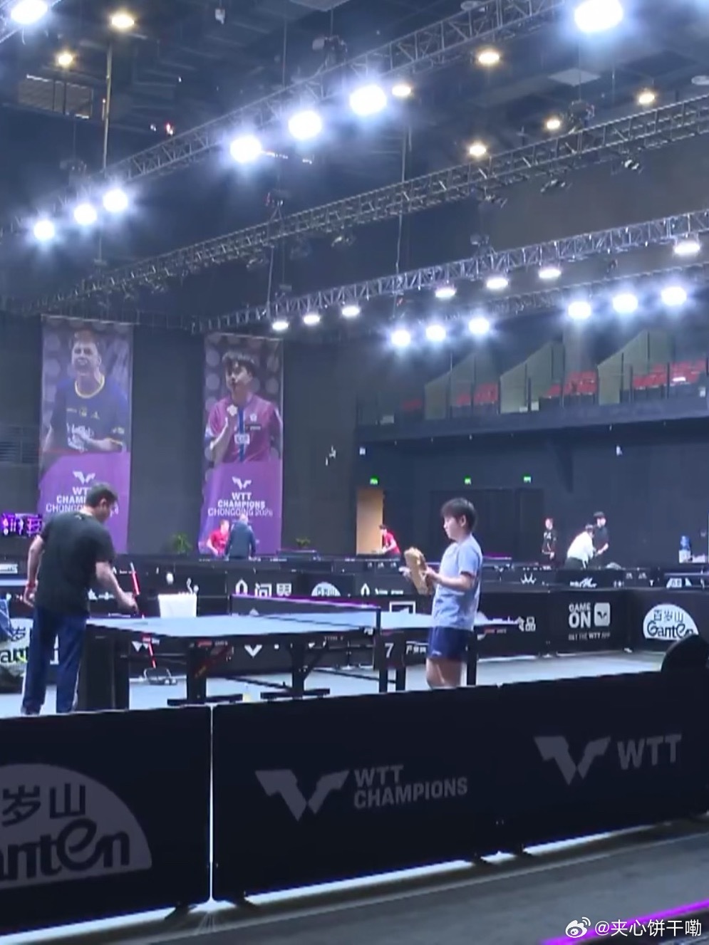 前面拖堂 莎莎继续训练