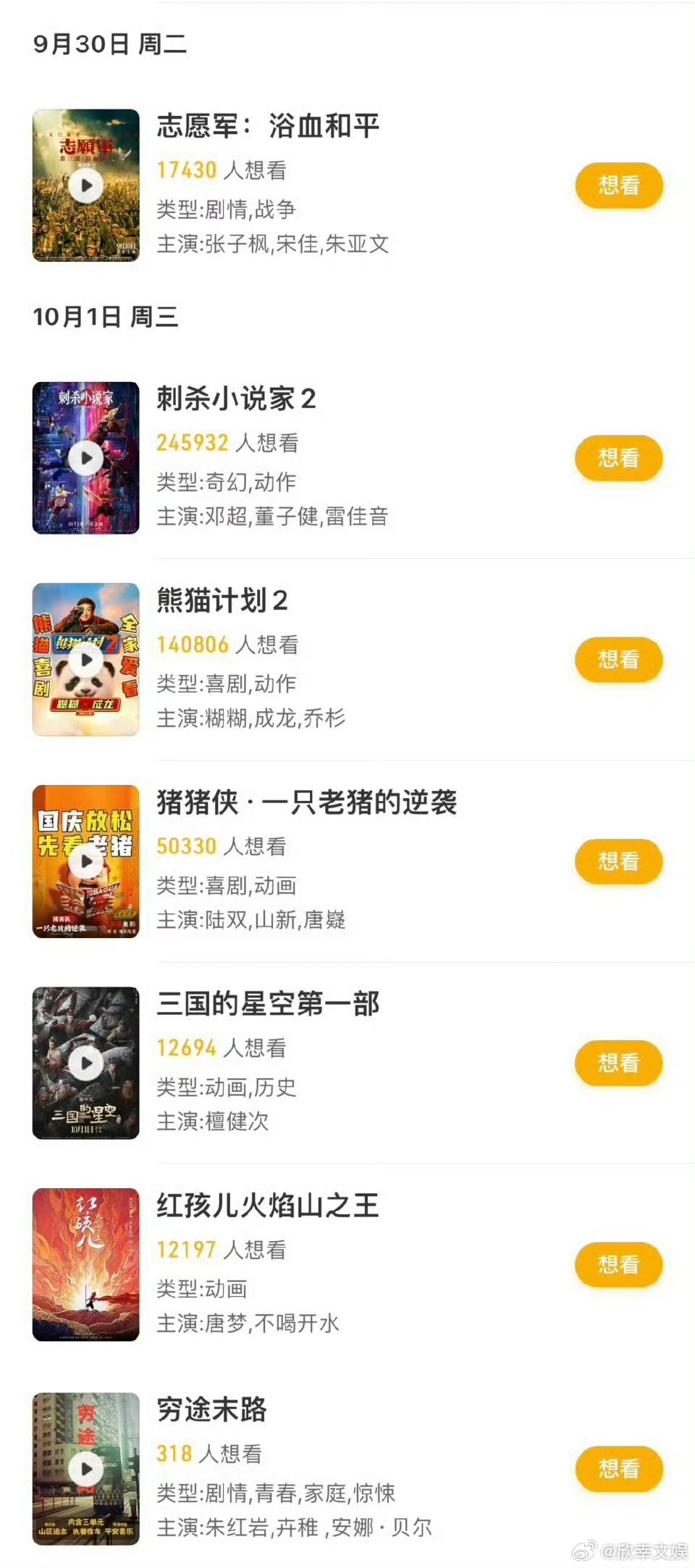 2025年电影国庆档2025年国庆档电影2025年国庆档电影，咋样，[疑问][疑