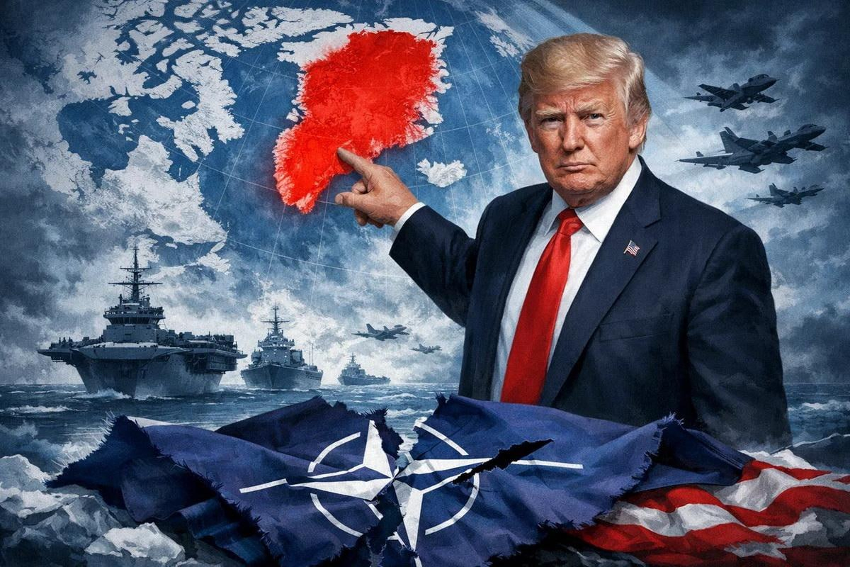 北约在我们需要它的时候没有出手，以后如果我们再次需要它，它也不会出手。记住格陵兰