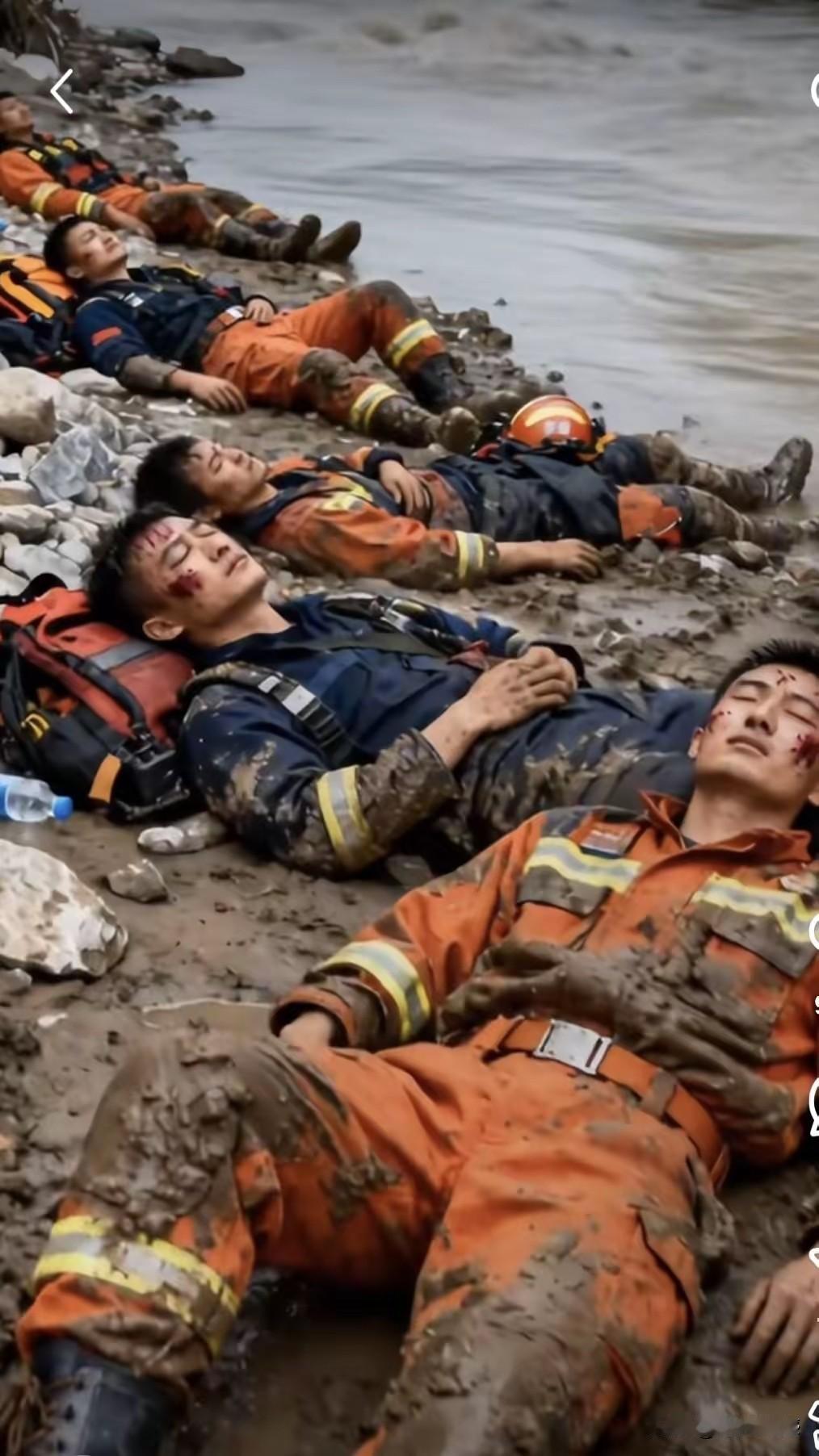 这是一群可敬的人，为了保护别人的生命财产安全，他们付出的实在是太多了，有时是要冒