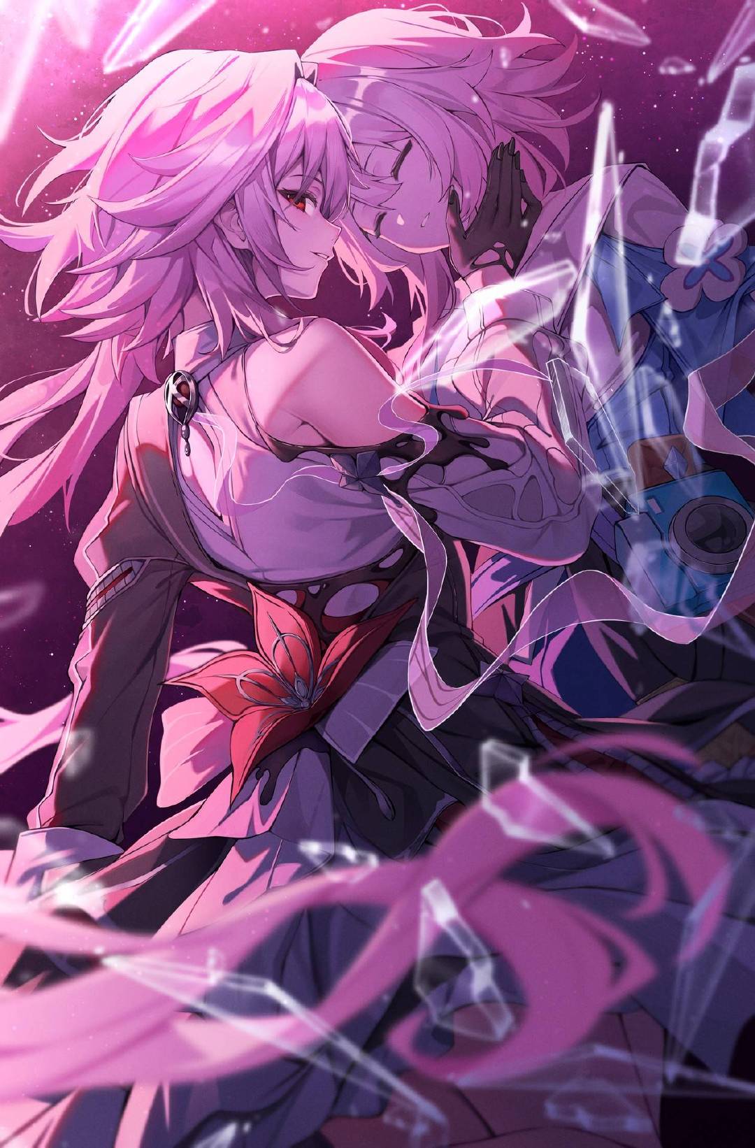 长夜月、三月七——崩坏：星穹铁道——画师: ヤテモヤ，网页链接