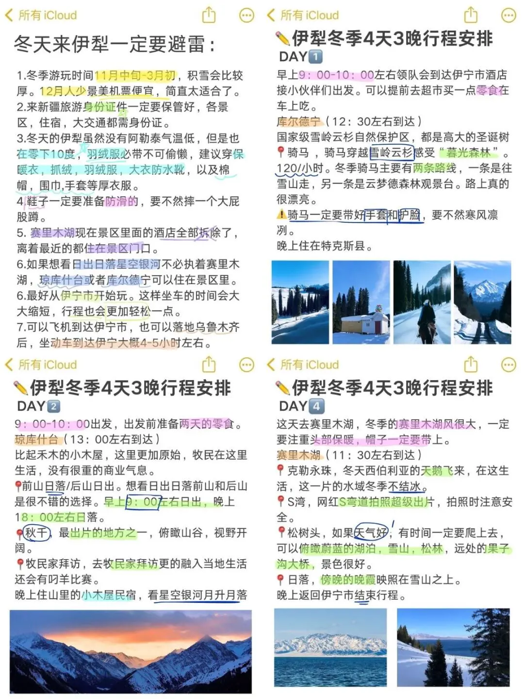 J人做的伊犁冬日旅游攻略📖 丨给P人点震撼