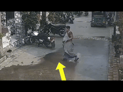 这个投篮该给6分！如果投的不准，就是一条人命！这女子也是前世修来的福气，才能有这