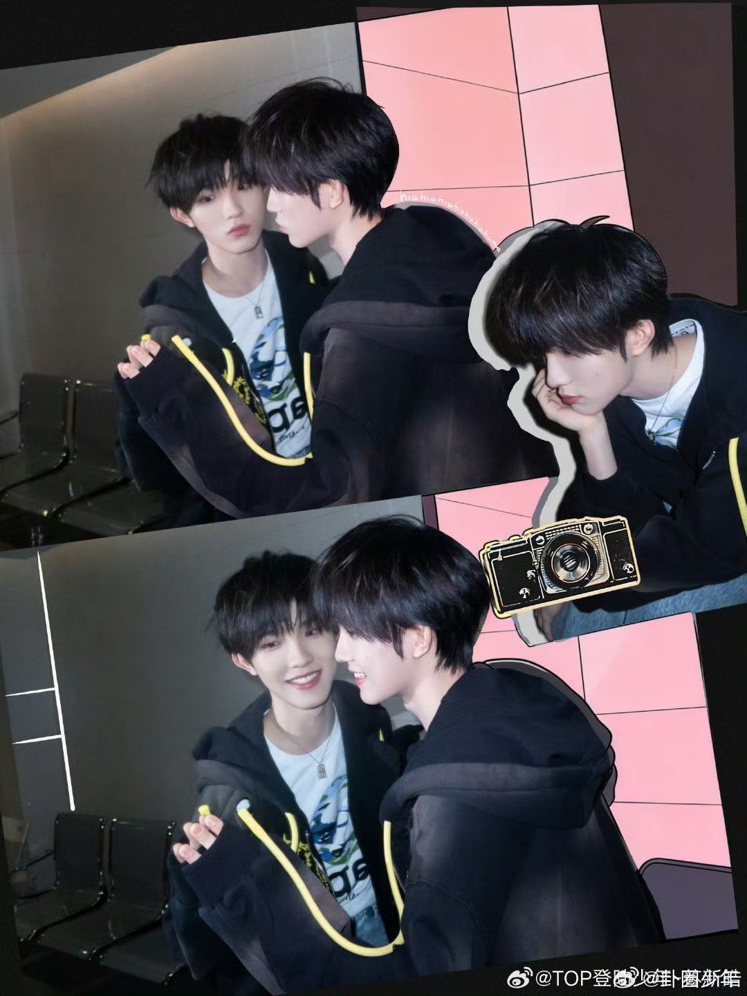 苏新皓会照片涂鸦了苏新皓终于解锁照片涂鸦新技能啦 