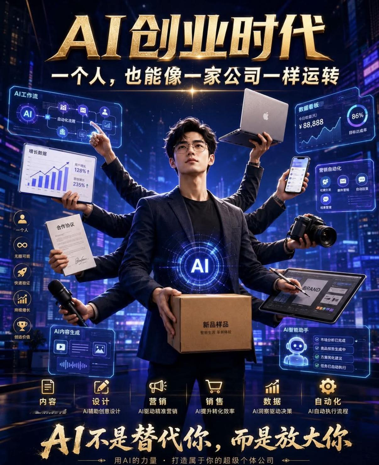 初中毕业老板靠AI开6家店别再说学历困住创业路！草根早餐老板借助AI工具包揽营销