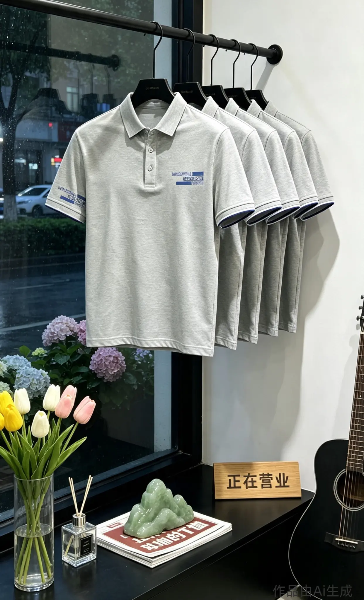 短袖polo衫 日常通勤穿搭 polo衫 男士穿搭 夏季穿搭