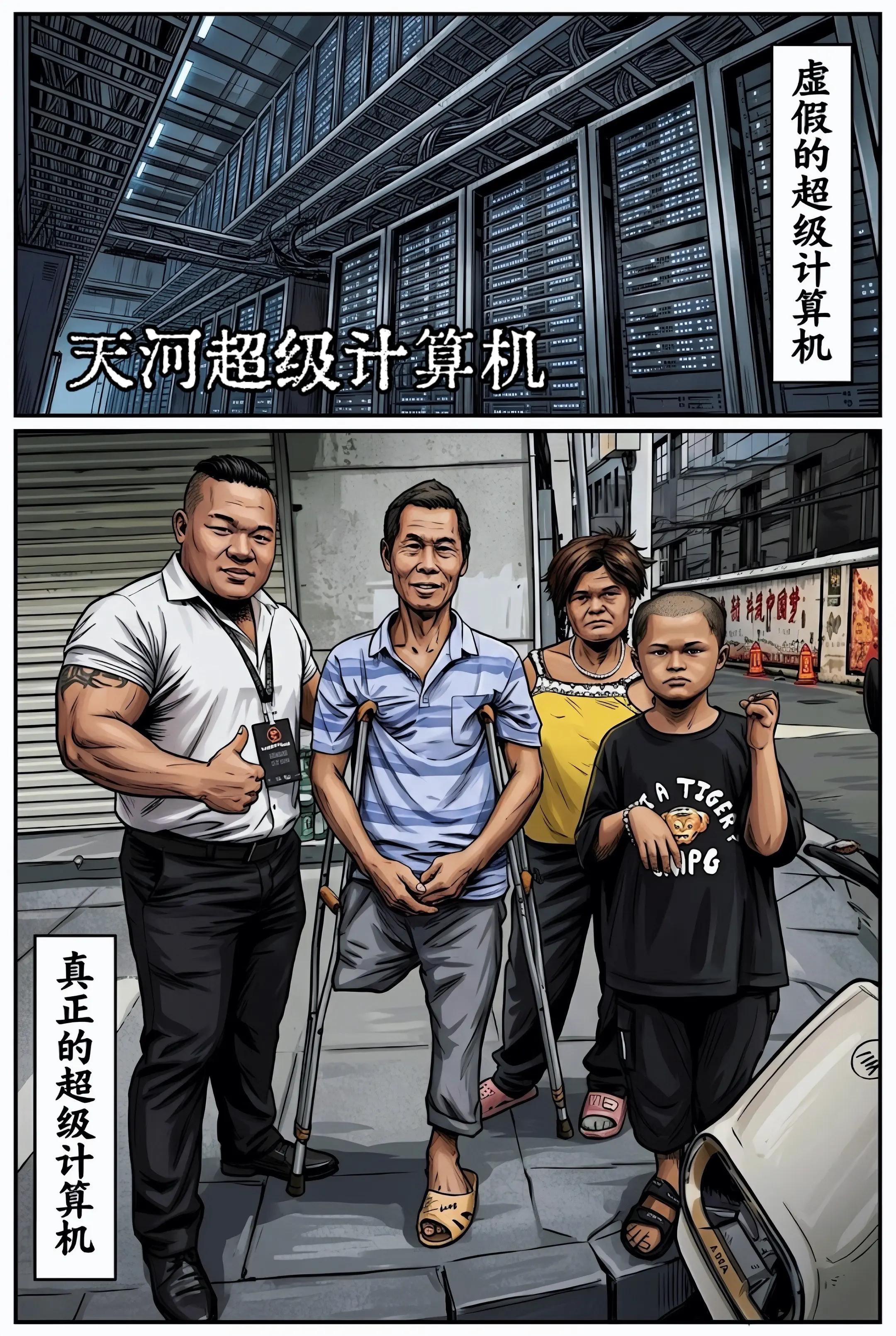 超级计算机制造商：马芸 范家发。