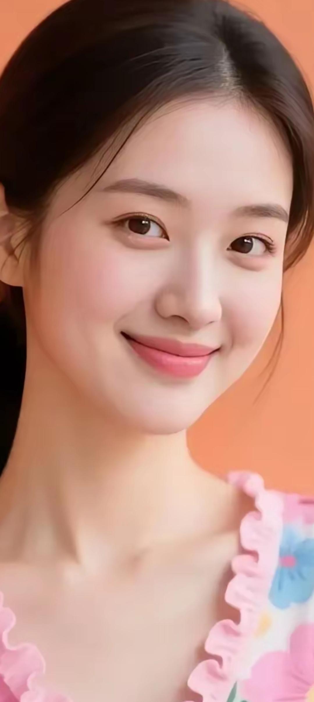 甜美笑容，粉色花边，少女心满满！🌸💕