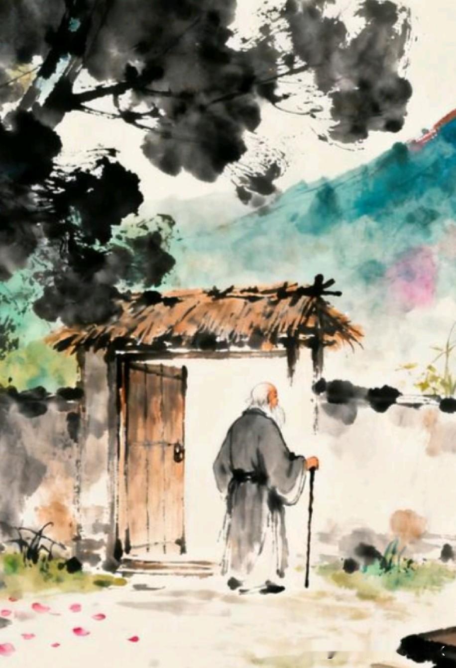 《送齐山人归长白山》
——唐.韩翃
旧事仙人白兔公，
掉头归去又乘风。
柴门流水
