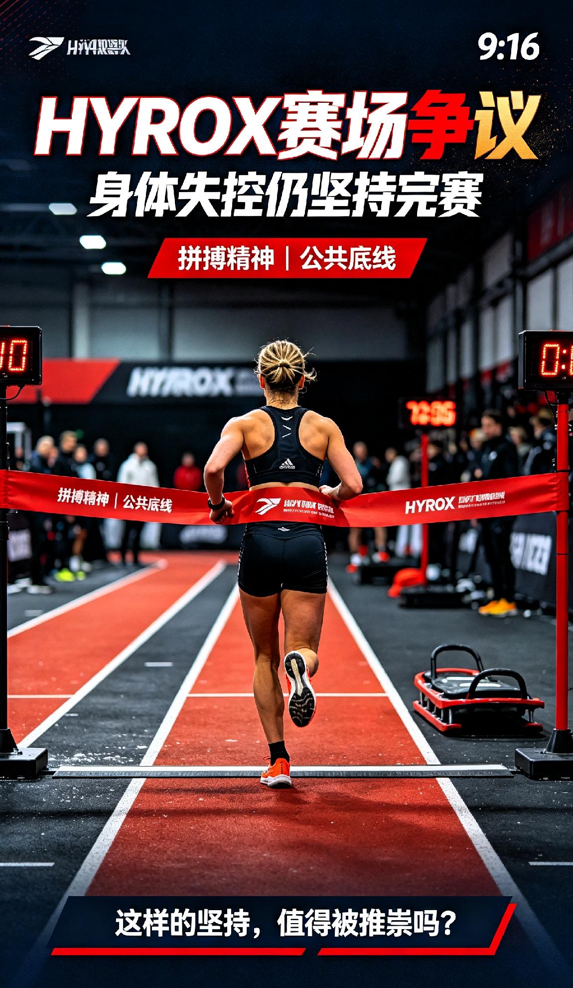 HYROX北京站赛场争议，坚持到底就是体育精神？竞技边界值得所有人深思
 
9月