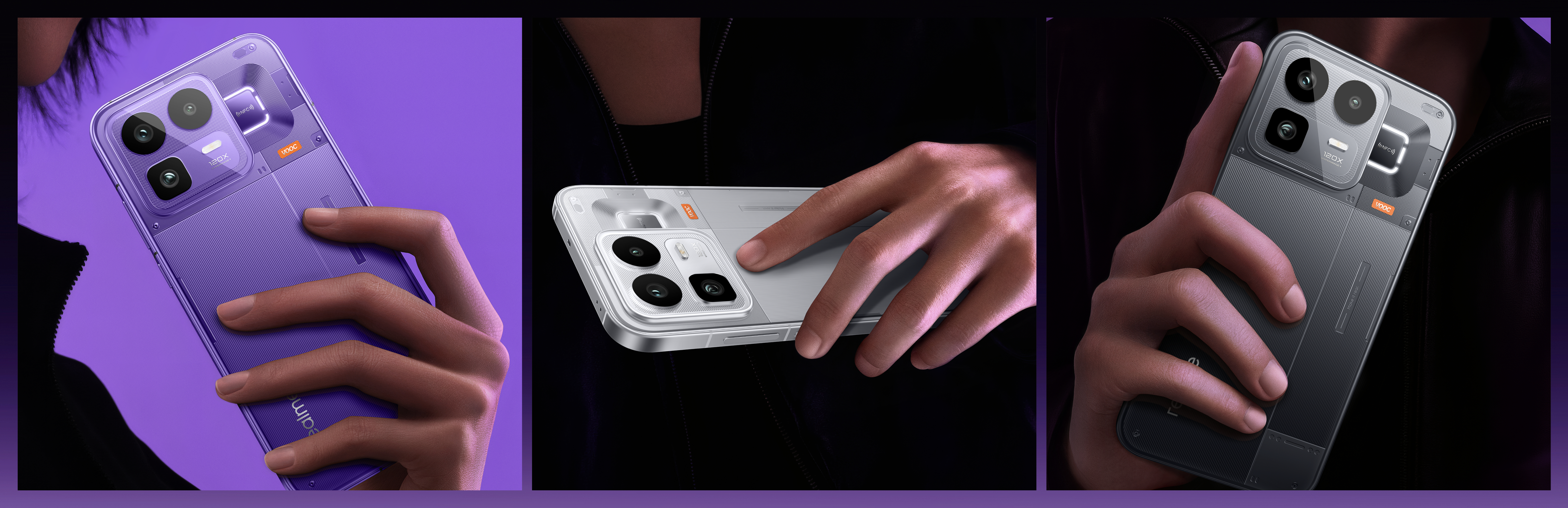 真我Neo8三款配色，我感觉都很好看，质感不像是这个价位手机的水准