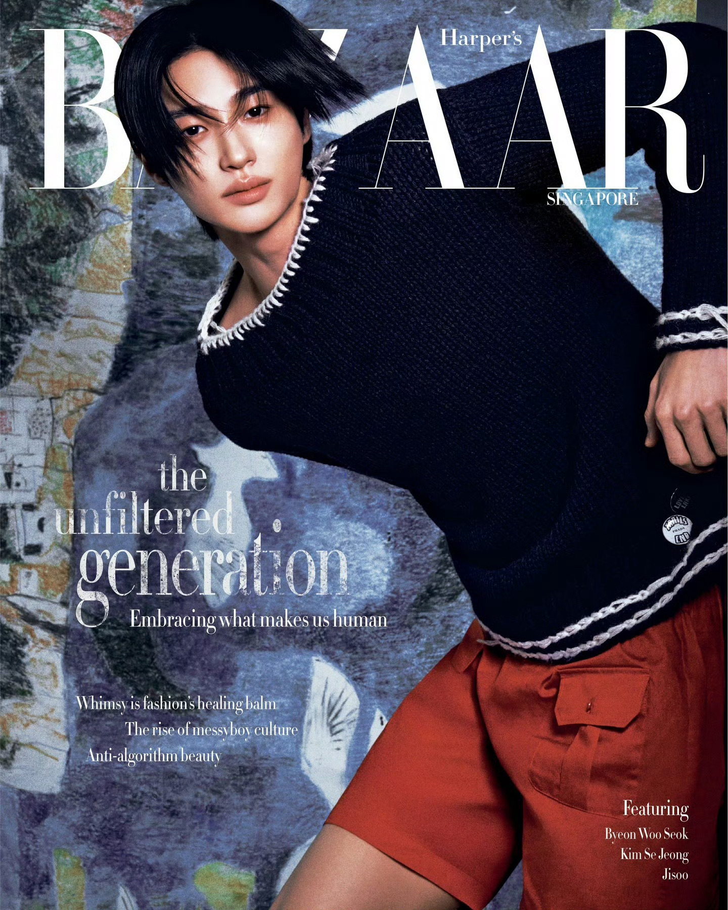 边佑锡✖️Harper‘s Bazaar 新加坡版四月刊封面 封面大赏