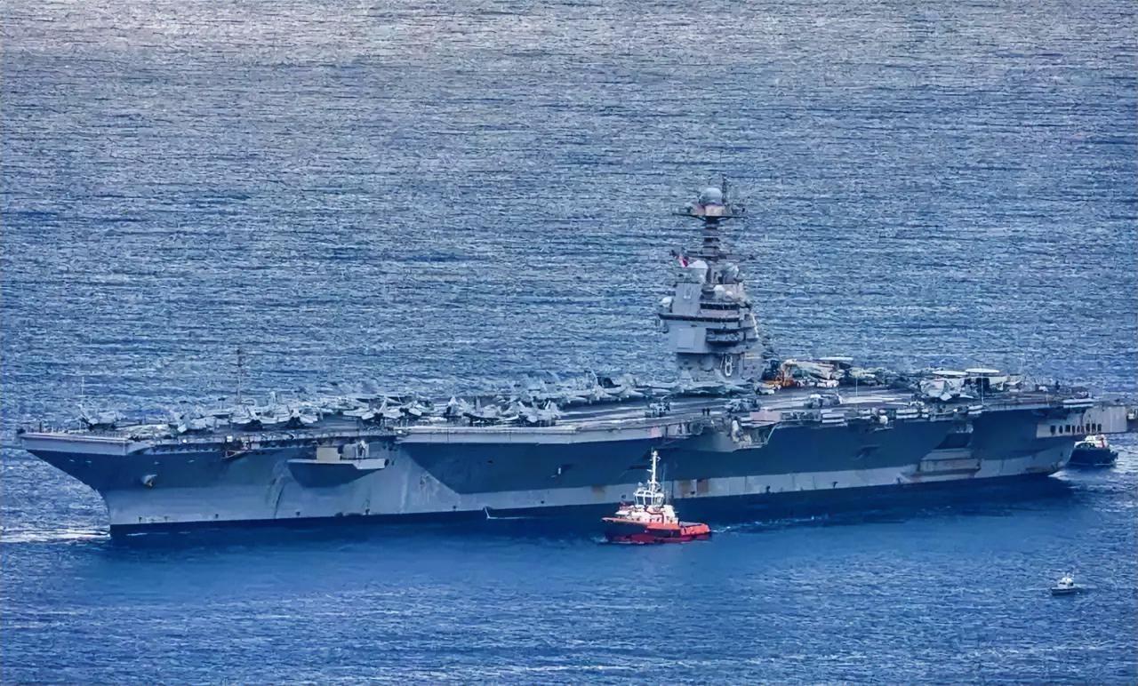 3月23日，美军“福特”号航母已经抵达了希腊苏达湾，后面将对航母此前失火30个小