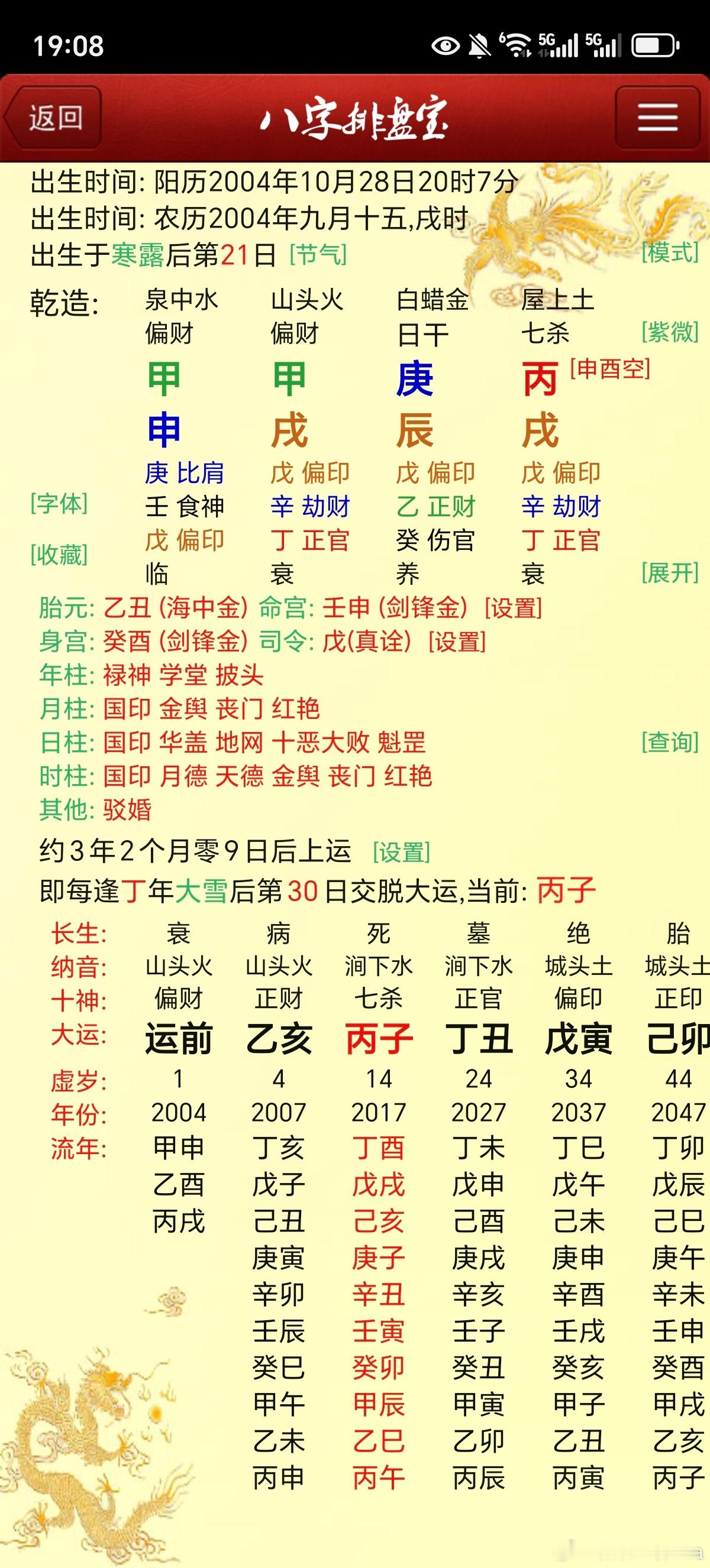 看看家境如何