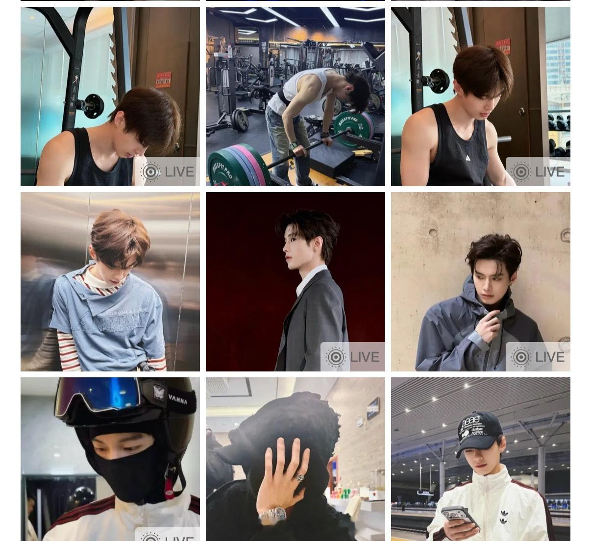 何与粉丝好幸福，这种十八宫格的日常说来就来