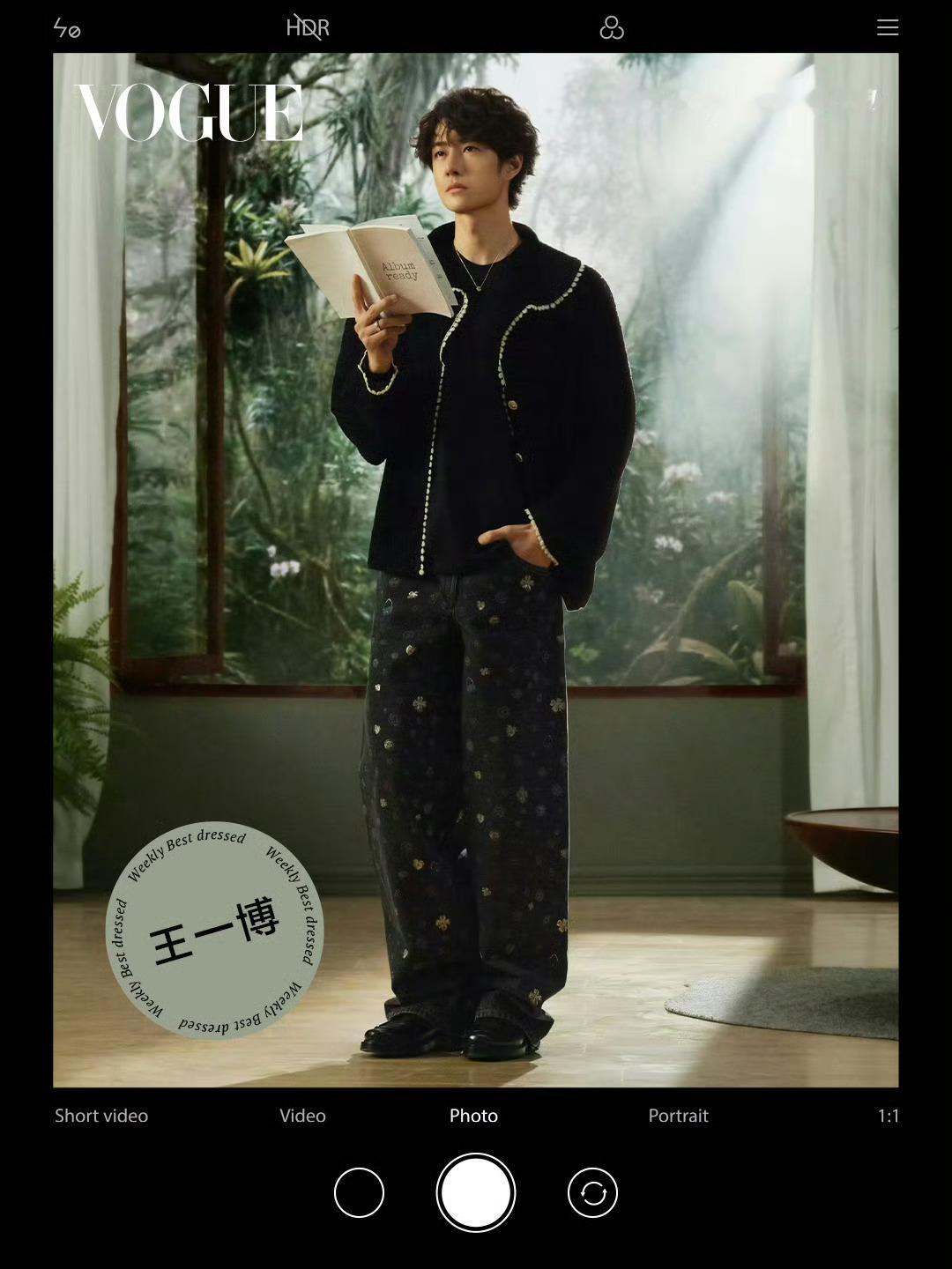 VOGUE一周最佳穿搭，本周上榜男明星Top3：王一博、肖战、张凌赫王一博肖战张