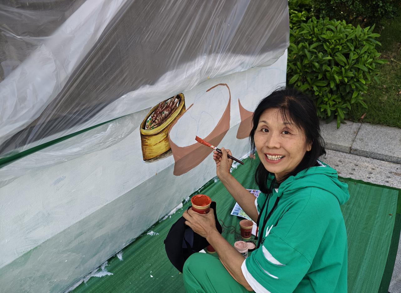 晒出你的本地生活义务绘墙画