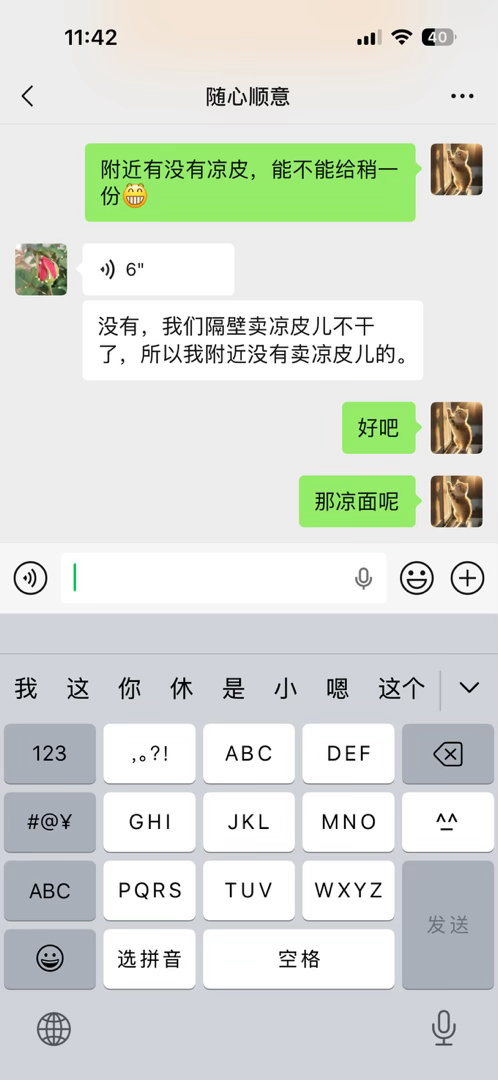 对吃凉皮凉面很执着