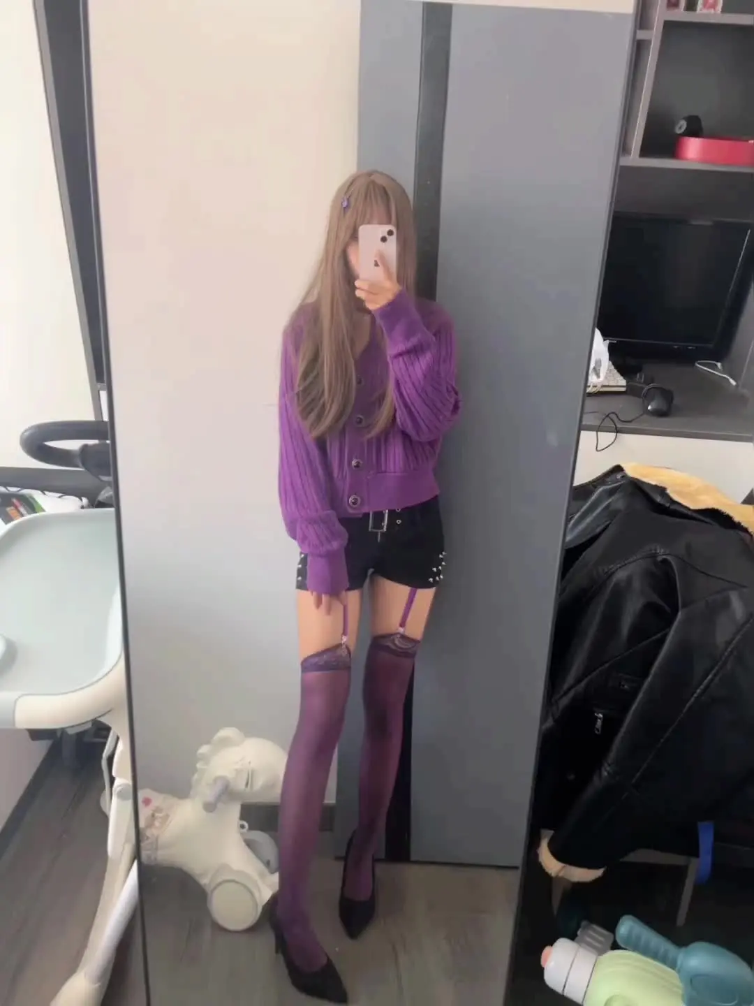 妹妹说紫色更有韵味
