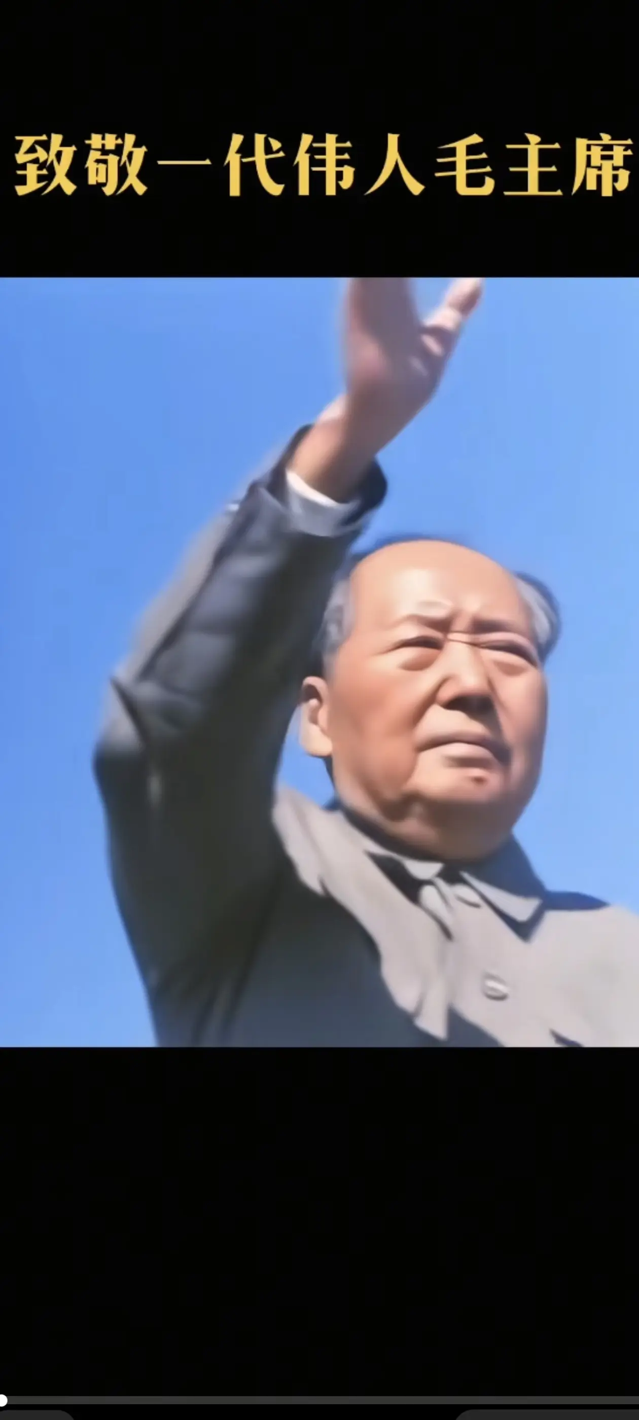 致敬伟大领袖毛主席