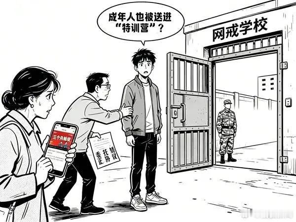 见过很多新闻讲花了五六万块把不爱学习，整天玩游戏的孩子送进去，让这类网瘾特训营和