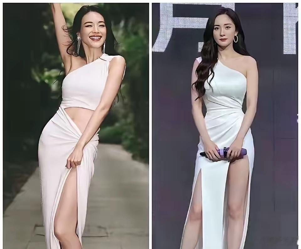 同样一件衣服，舒淇穿出了风情万种，杨幂穿出了有惊无恐！ 撞衫这件事在娱乐圈从来就