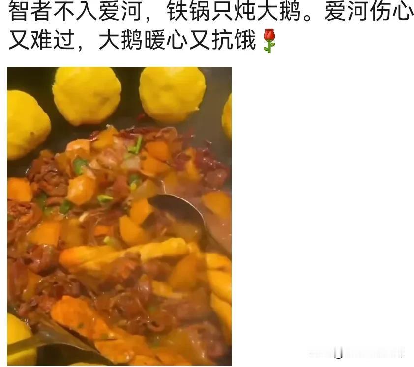 铁锅炖大鹅比谈恋爱都有吸引力吗？