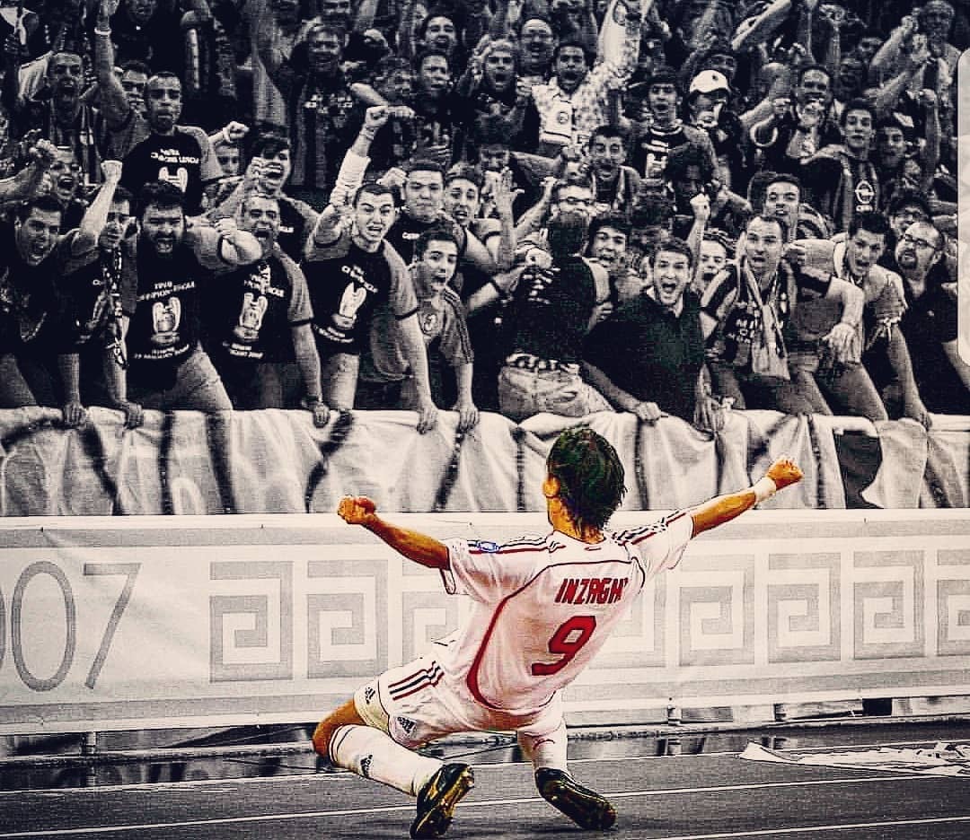 【米兰老照片】 ❤️🖤 冠军🏆记忆。sempremilan