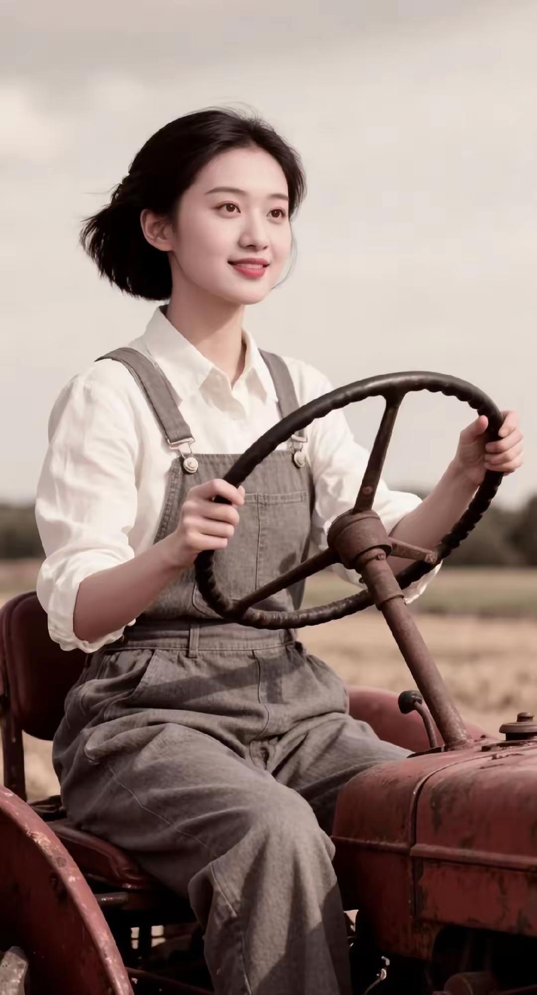 妇女能顶半边天，
独自驾车永向前。
时代楷模时代事，
精典故事广流传。