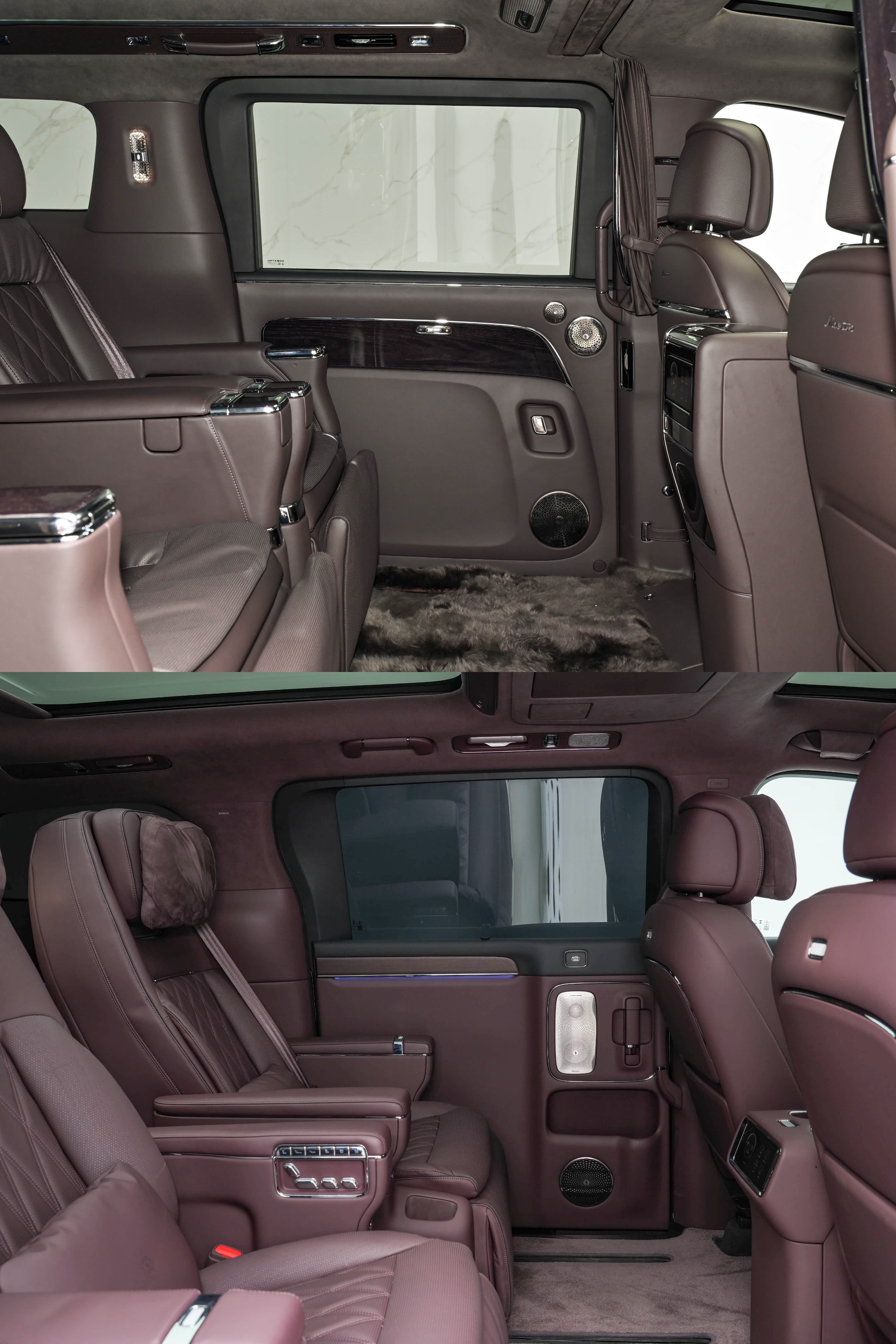 尊界V800和智界V9车厢对比上面100万、下面50万，能看出50万的差价吗？ 