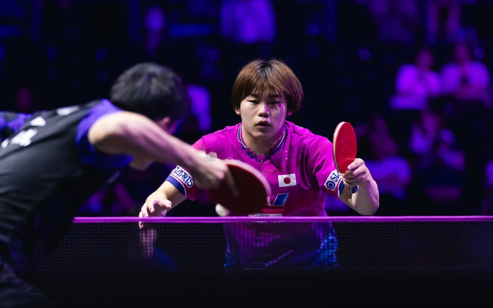 WTT横滨冠军赛2026 男单1/16决赛松岛辉空(JPN)3-1周启豪(CHN