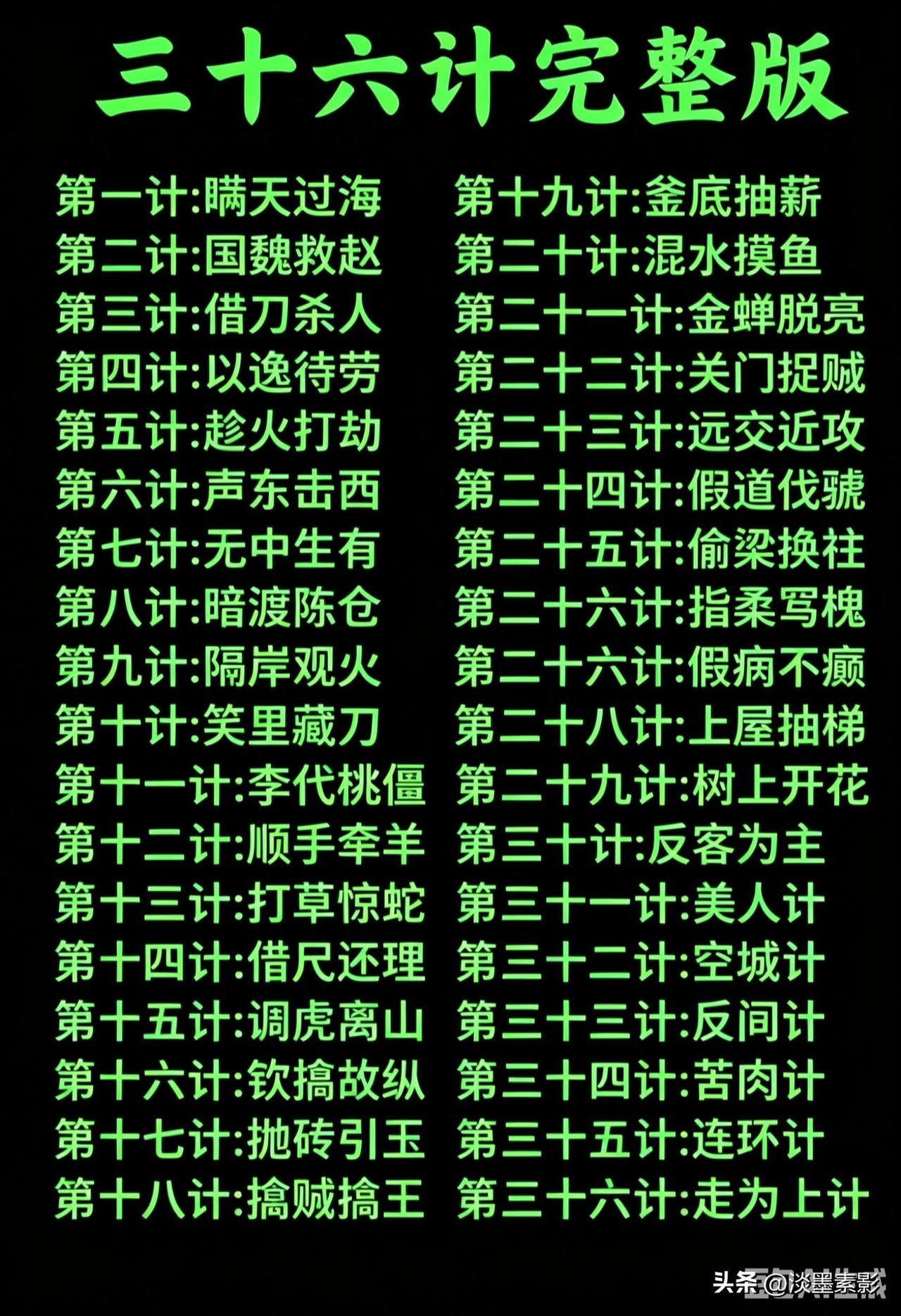 《三十六计》完整版，招招制胜，策略多多！