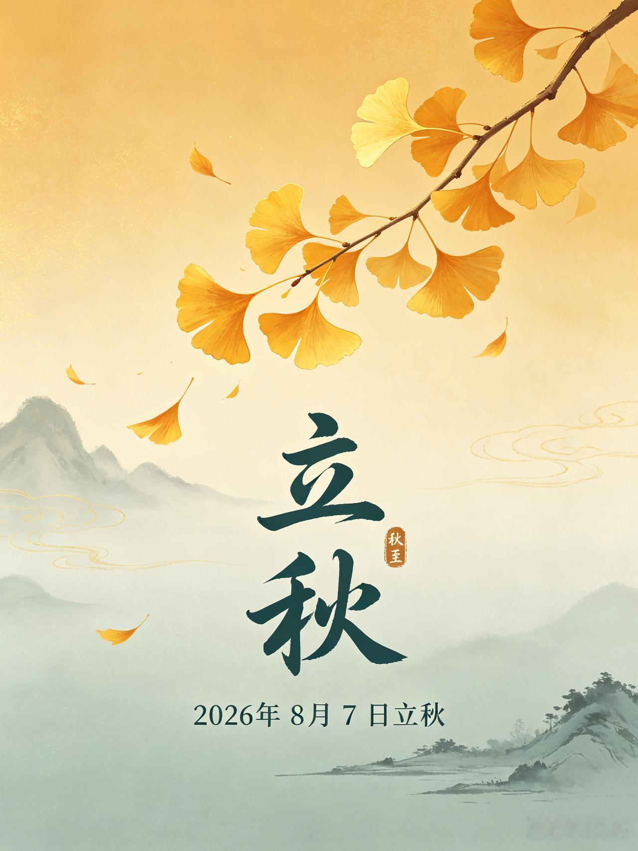 2026年8月7日19时26分42秒，立秋。

这一刻，夏天郑重地将接力棒交到了