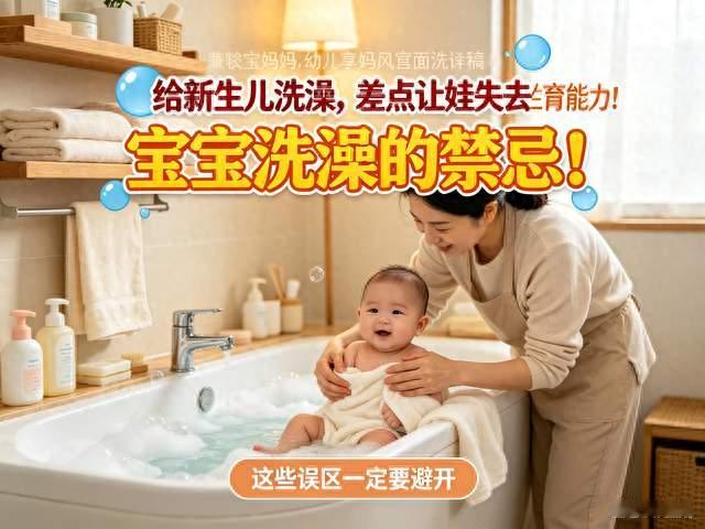 给新生儿洗澡，差点让娃失去生育能力！宝宝洗澡的禁忌
