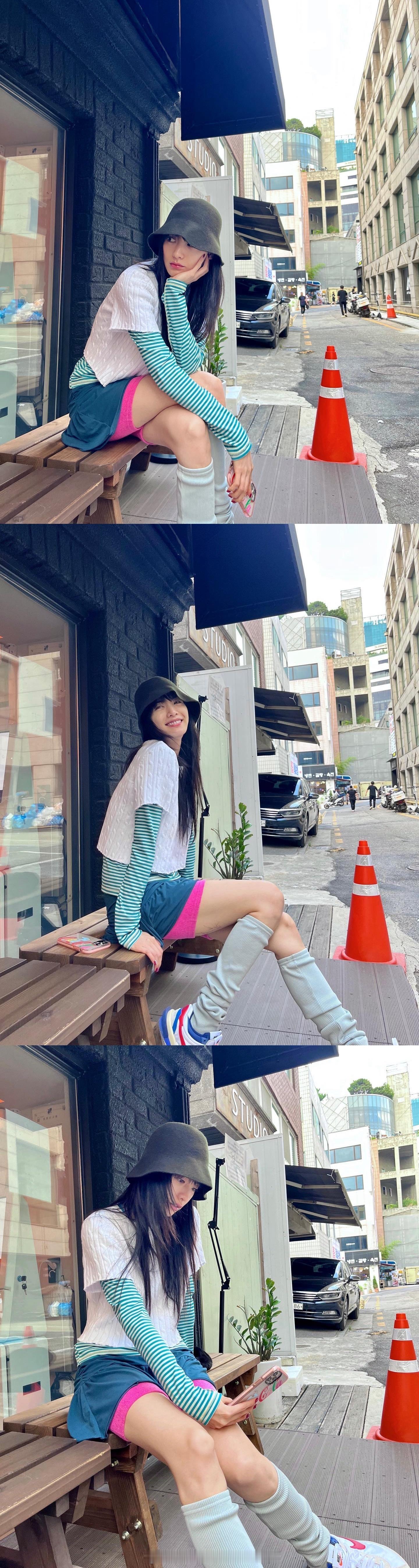 林珍娜ins近照，玩转混搭和鬼马俏皮风～ ​​​