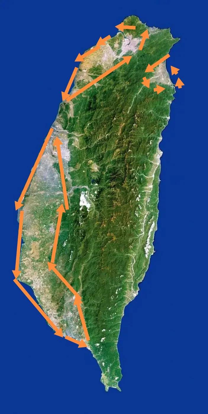 台湾面积虽然达到3.6万平方公里，但是真正适合人类居住的面积不足全岛的30%，主