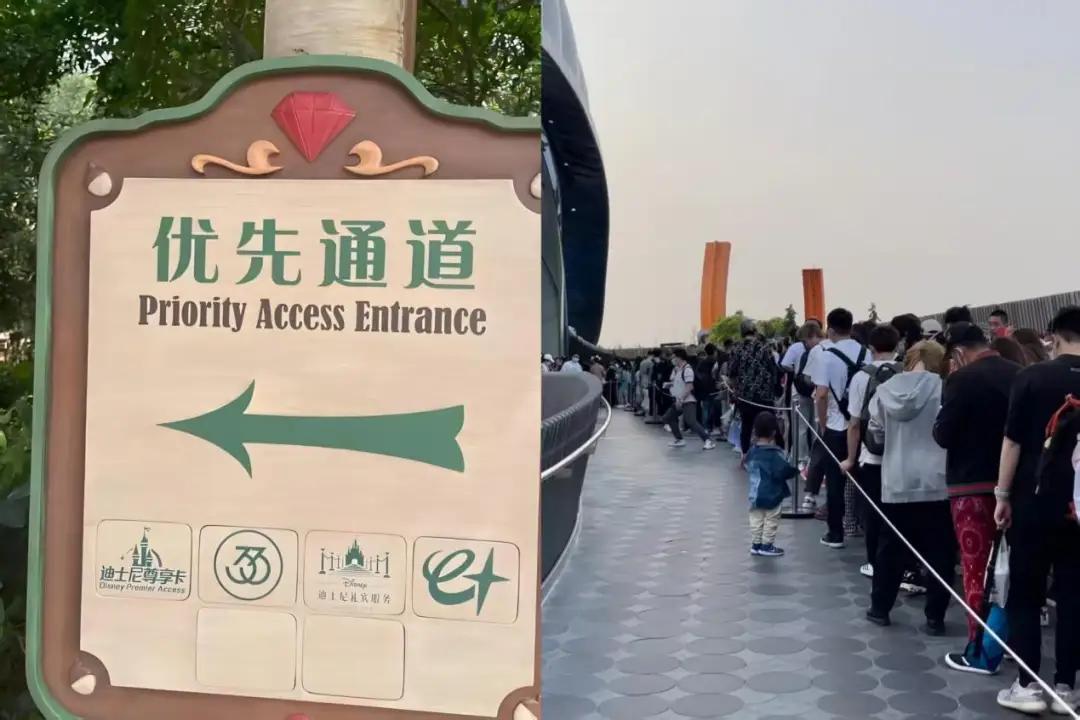 迪斯尼这次听话了，普通游客更愤怒了，因为他把优速通和普通游客分开了。本来VIP位