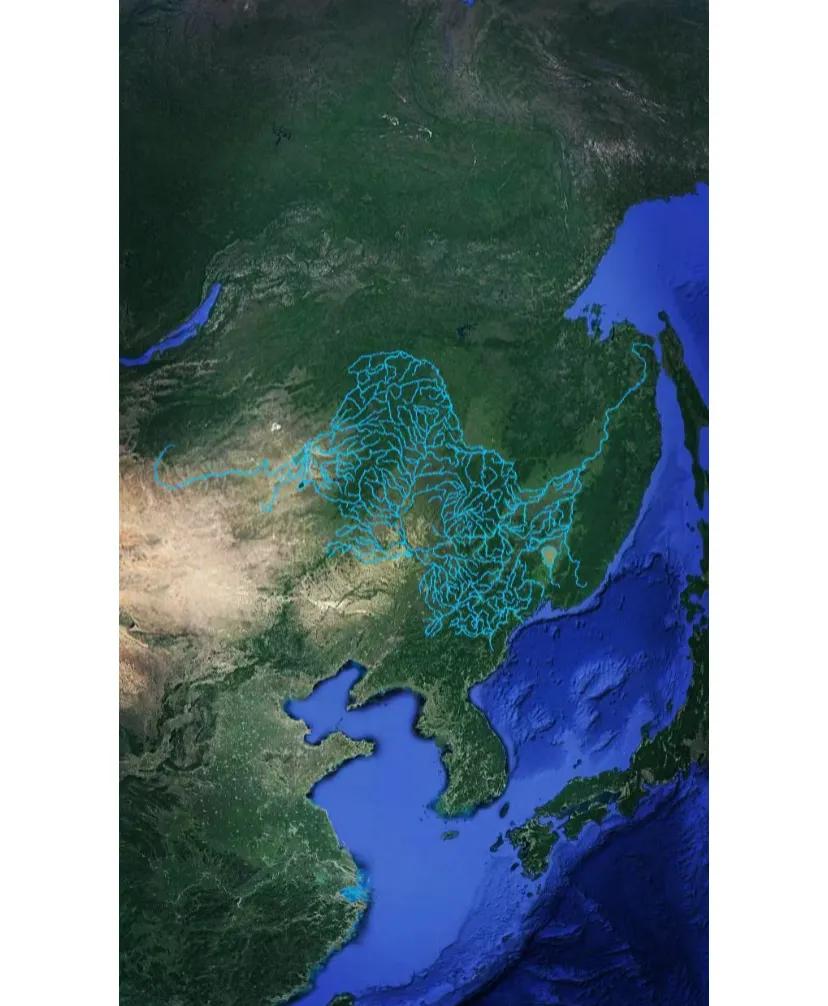 黑龙江流域水系:不愧是东北第一大河!
中国东北号称“白山黑水大地”，其中的“黑水