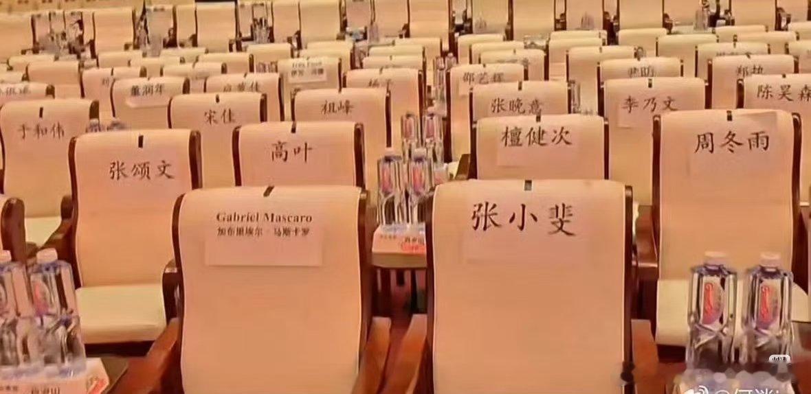 北京国际电影节开幕式座位出来了，大家对这次的座位安排满意吗？ 