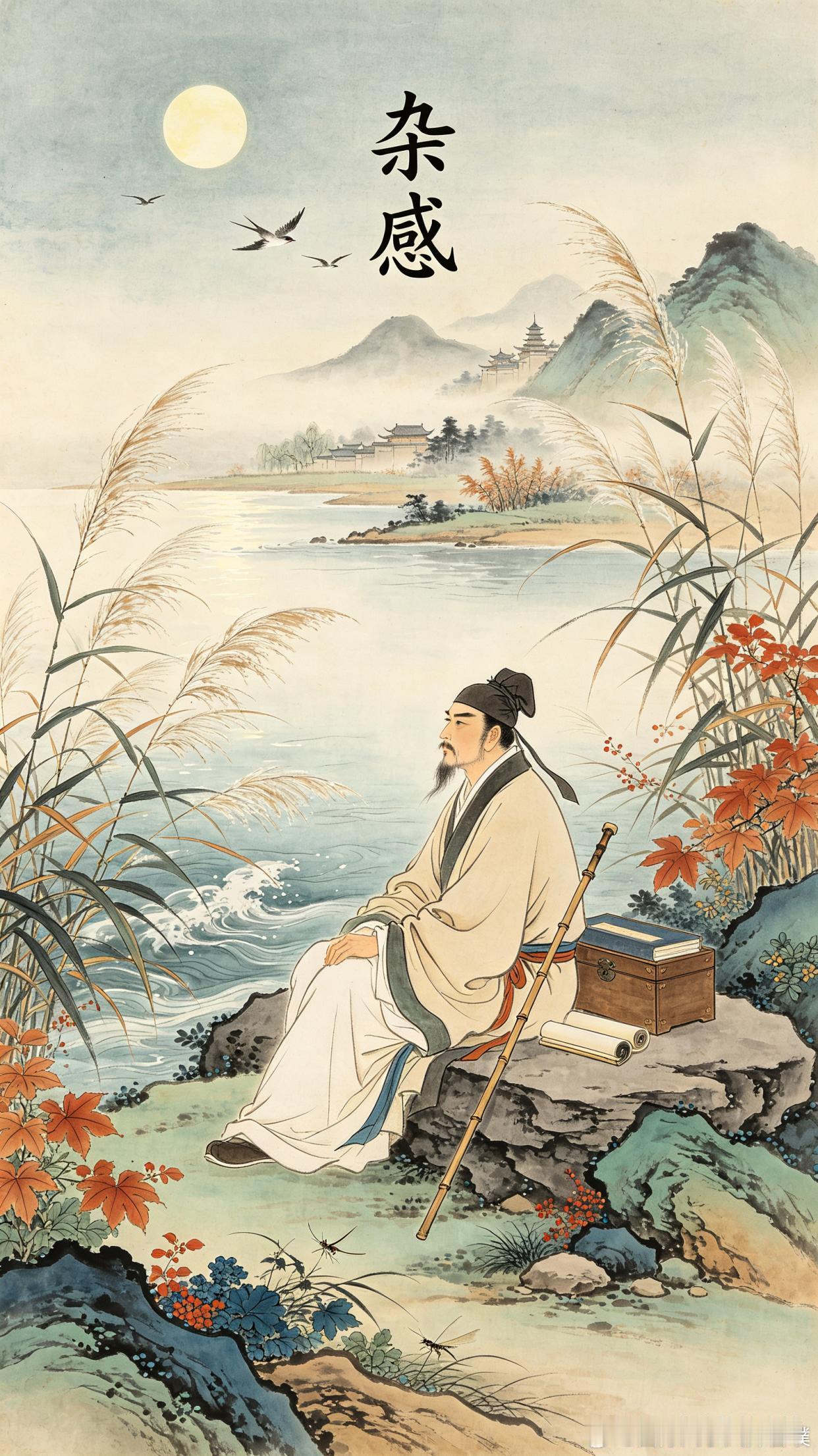 《道德经》：开心的人，看山如画；知足的人，饮水如茶；快乐的人，走路带风；健康的人
