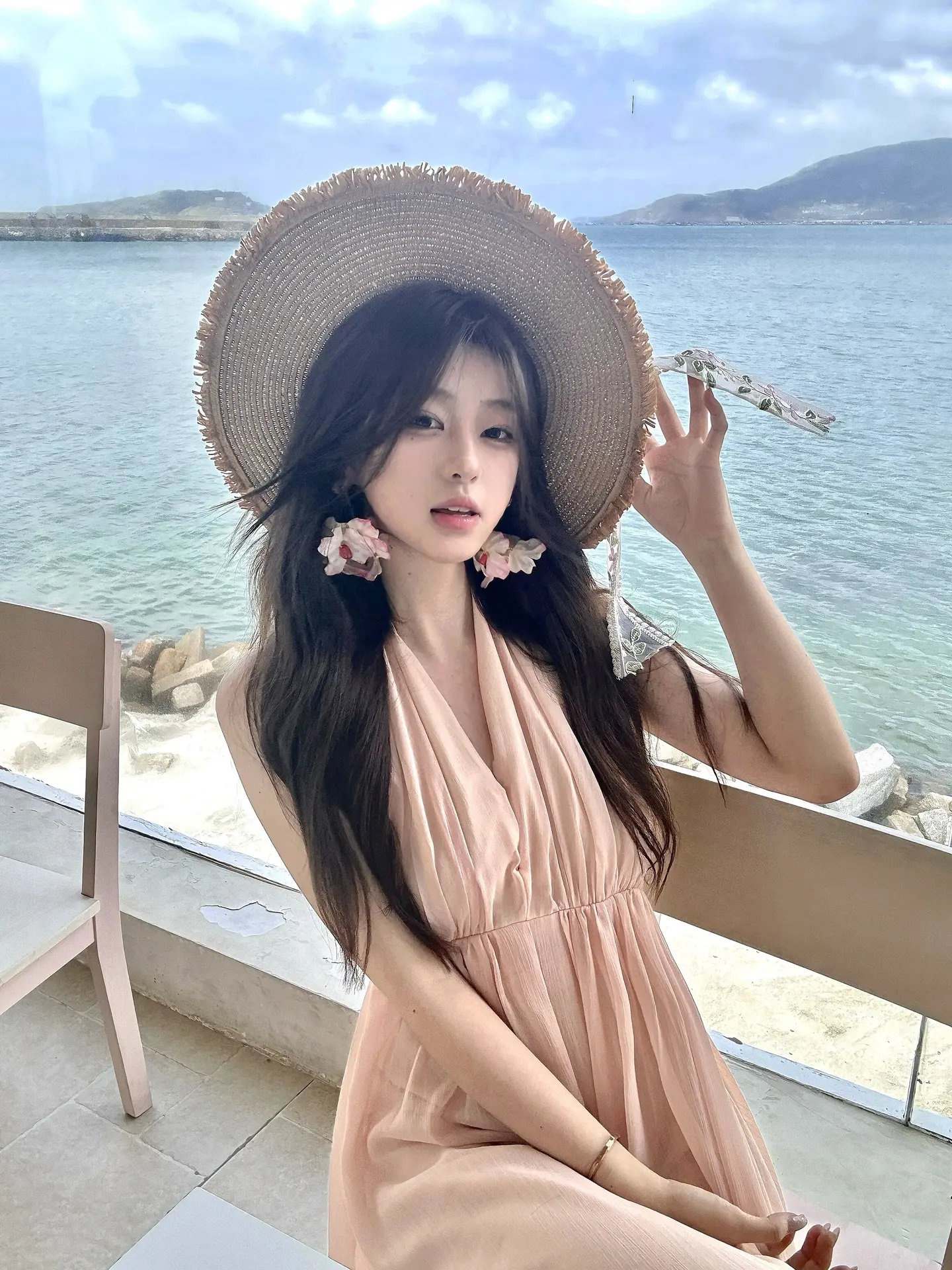 美丽。海边