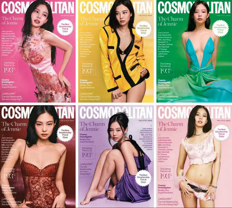 JENNIEJennie母版Cosmopolitan封面亚洲刊帝Jennie单人