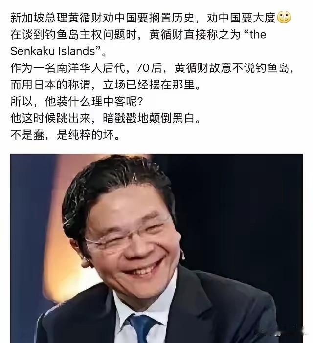 我们要纠正一个错误观点啊，别以为新加坡人是中国人，不是的，新加坡人与中国人一点关