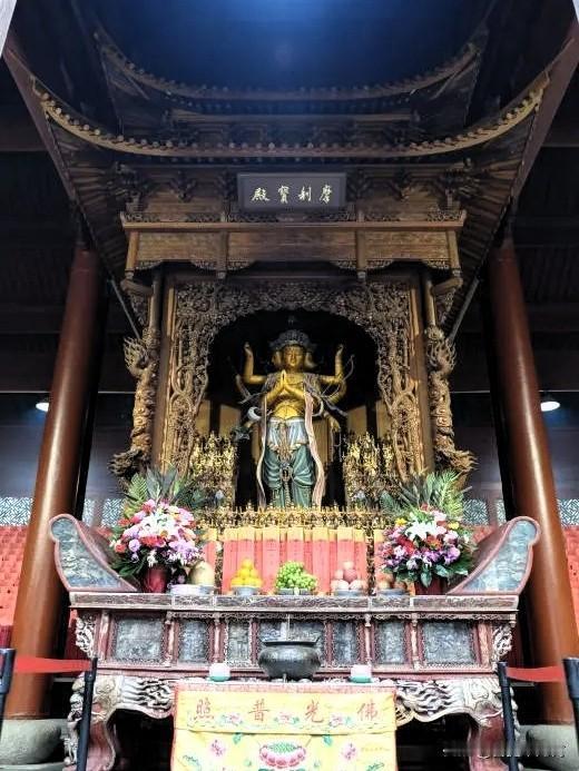 杭州中天竺法净禅寺，独设摩利支宝殿，背后藏着一段皇家脱险往事
 
来过三天竺游玩
